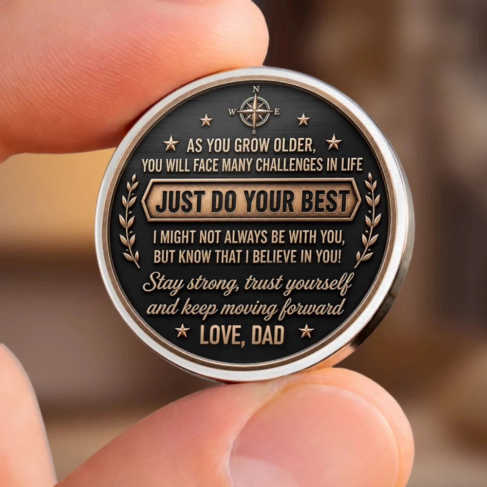 Personalized Stainless Steel Pocket Hug