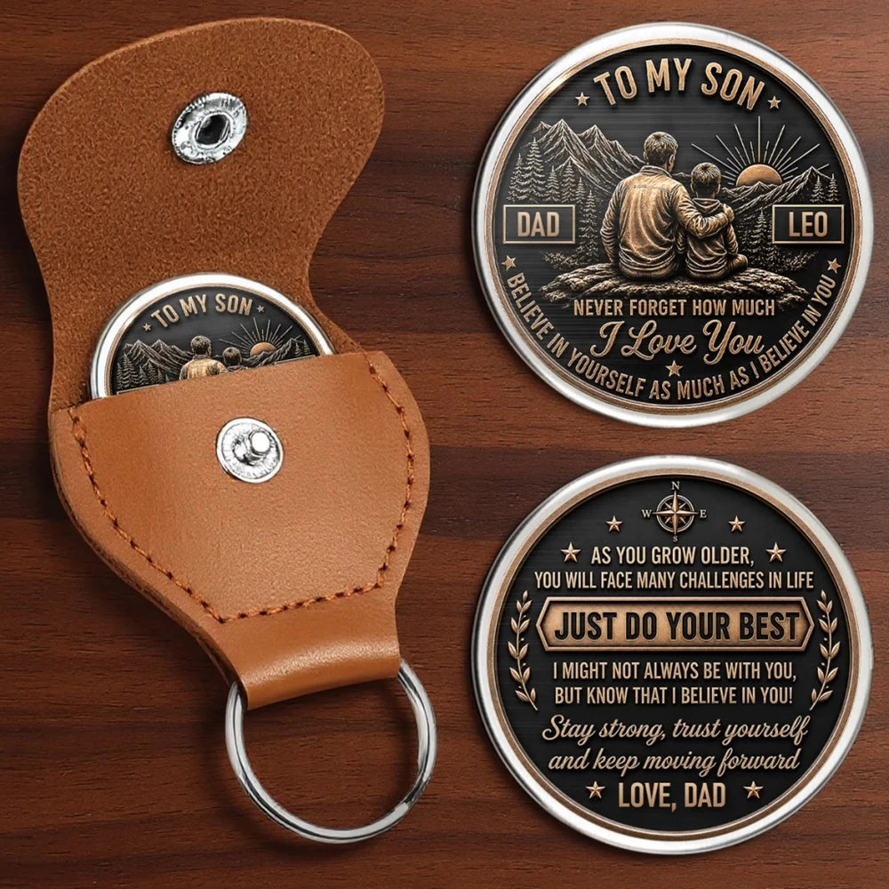 Personalized Stainless Steel Pocket Hug