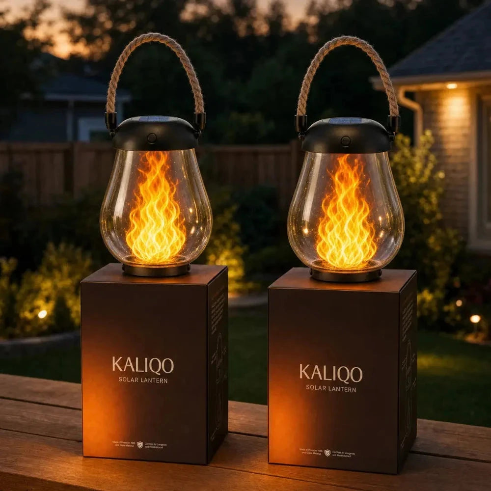 Solar Flickering Flame Lantern