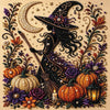 Halloween Pearl Art DIY Kit – Turn Tiny Pearls into Spooky-Cute Magic (Size:7.87in*7.87in)