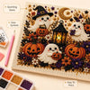 Halloween Pearl Art DIY Kit – Turn Tiny Pearls into Spooky-Cute Magic (Size:7.87in*7.87in)