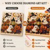 Halloween Pearl Art DIY Kit – Turn Tiny Pearls into Spooky-Cute Magic (Size:7.87in*7.87in)