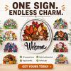 🔥 LIMITED-TIME 50% OFF — 16 Pcs Interchangeable Welcome Sign for Front Door