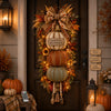 🏡🎃 Lighted Stacked Pumpkin Fall Door Decor