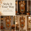 🏡🎃 Lighted Stacked Pumpkin Fall Door Decor