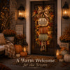 🏡🎃 Lighted Stacked Pumpkin Fall Door Decor