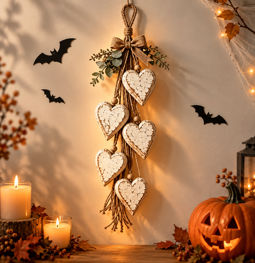 Add Rustic Harvest Heart Kitchen Decor