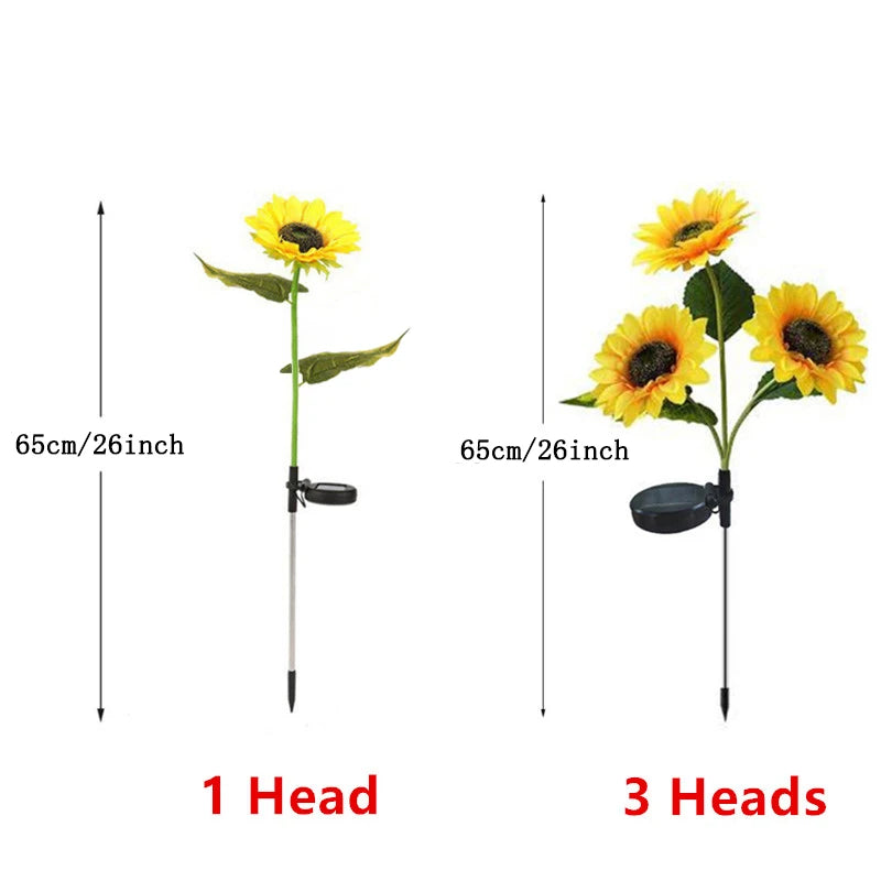 Sunflower LED Lights Garden Yard