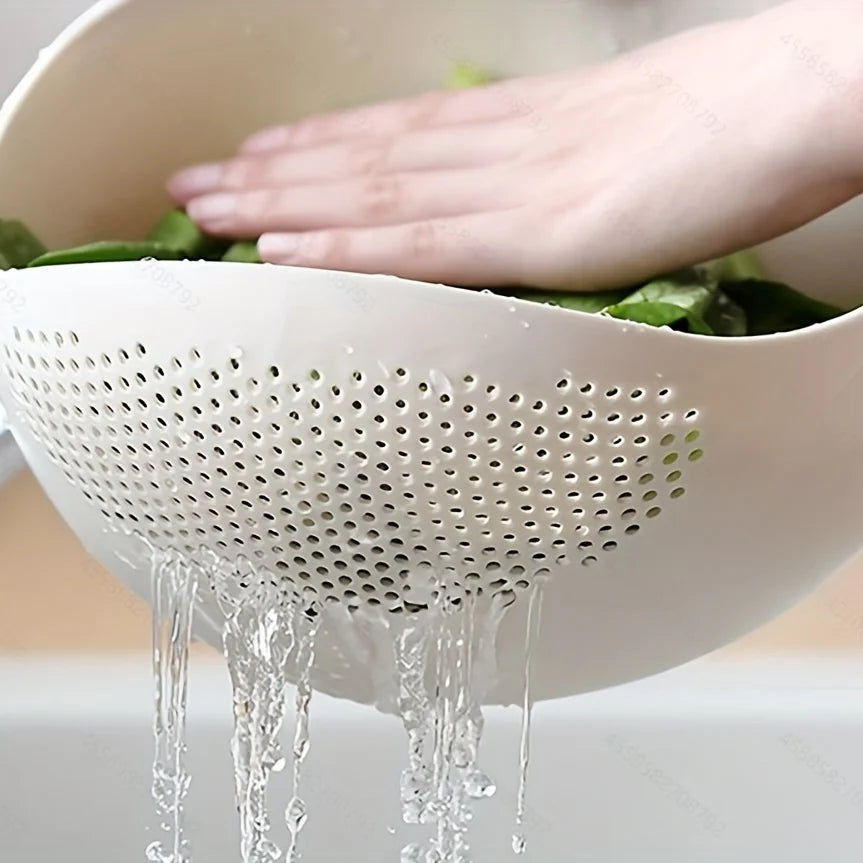 Rice Drainage Basket Rice Filter Fruit and Vegetable