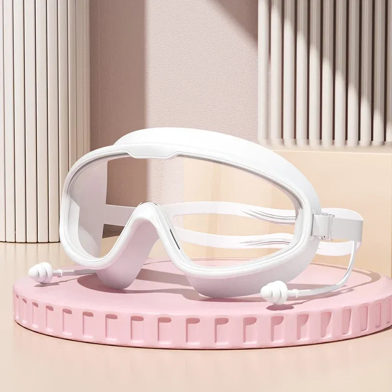 Adult electroplated swimming goggles