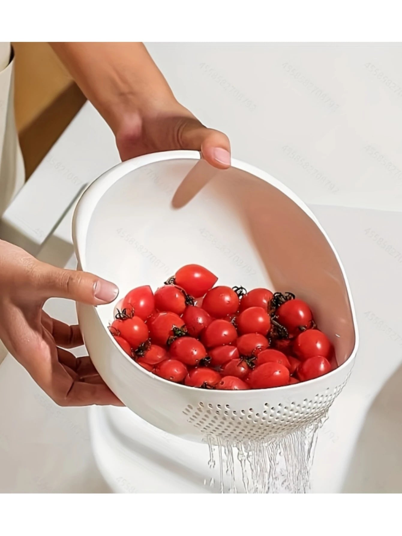 Rice Drainage Basket Rice Filter Fruit and Vegetable