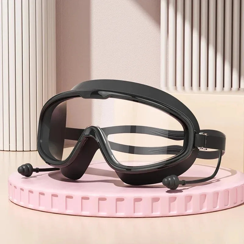 Adult electroplated swimming goggles