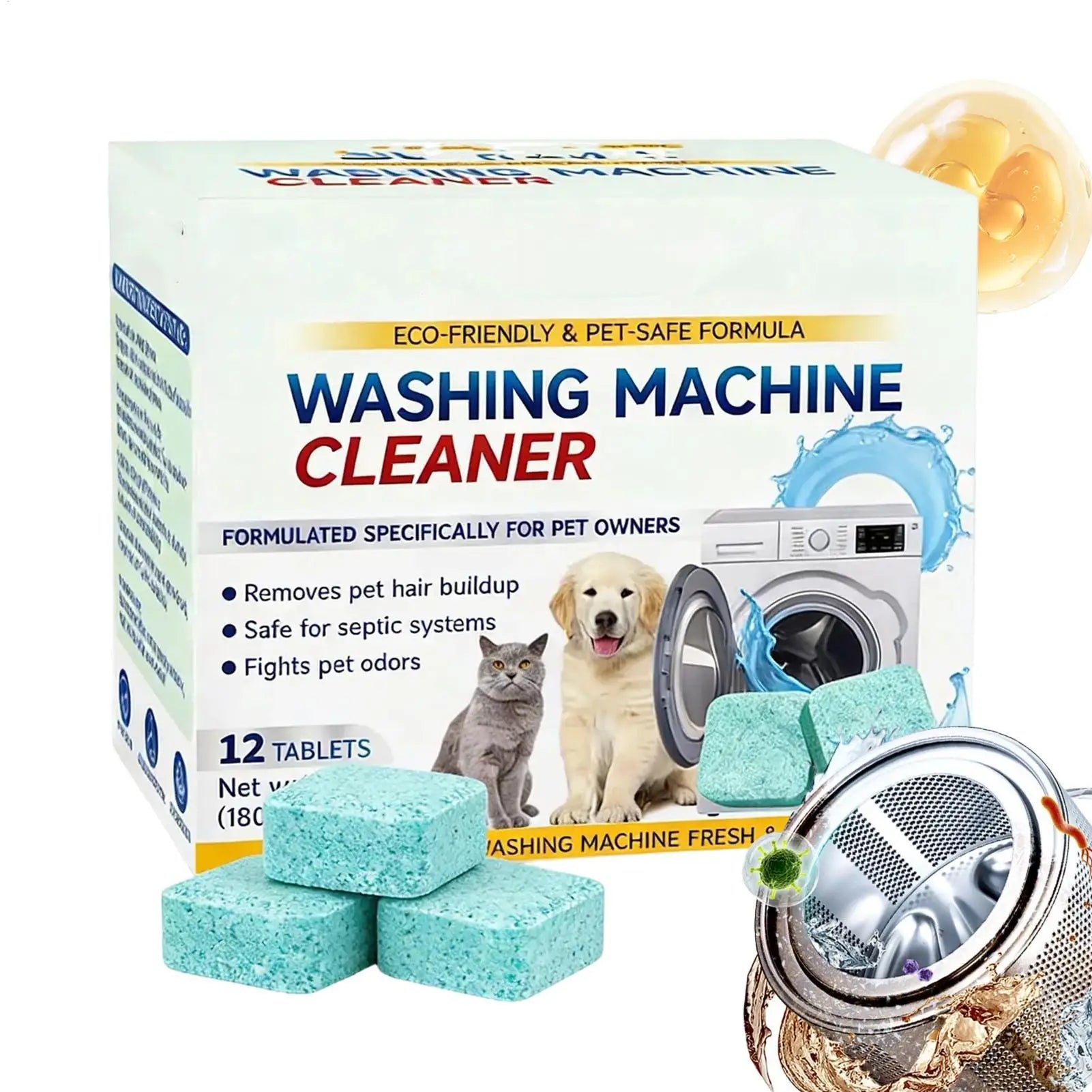 Laundry Washer Tablets Cleaning