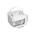 Ice Trays For Freezer With Lid & Bin