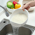 Rice Drainage Basket Rice Filter Fruit and Vegetable