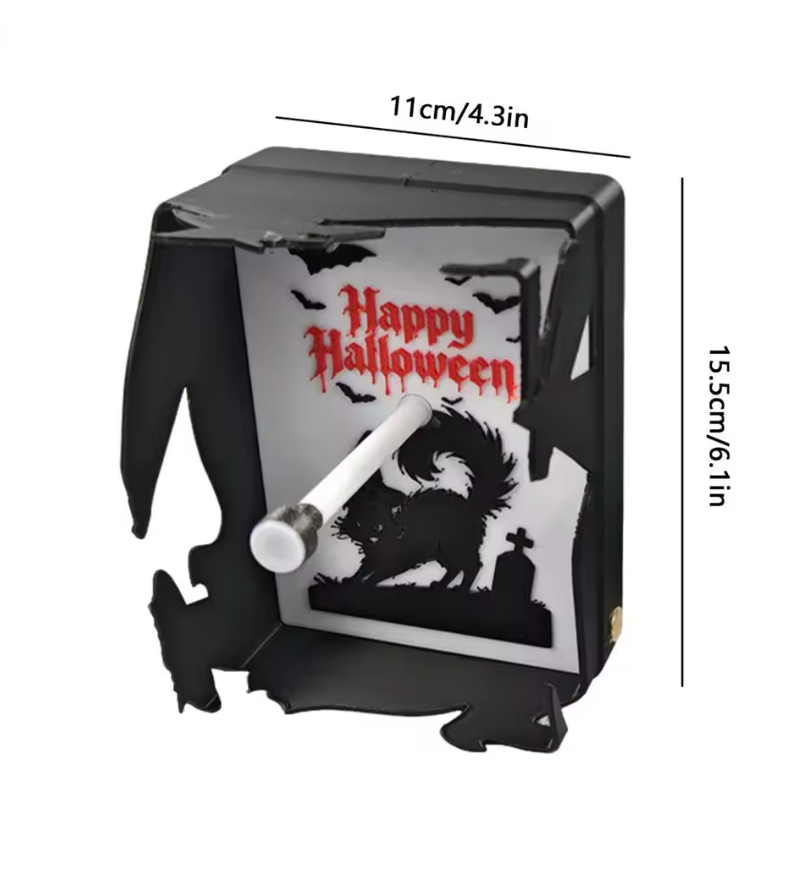 3D Halloween Shadow Lamp